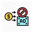 Pagar Dinero Detener Icono