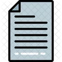 Page Paper Text Icon