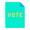 Vote Vote Paper Election Page Icon