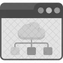 Page Cloud Computing Browser Cloud Icon