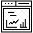 Page De Statistiques Web Rapport Web Analyse Web Icône