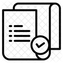 Page de vérification  Icône