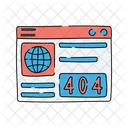 Page Derreur 404 Erreur Icône