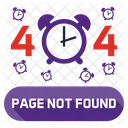 Page Introuvable Ensemble 404 Site Web Icône