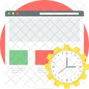 Page Load Time Internet Speed Web Load Speed Icon