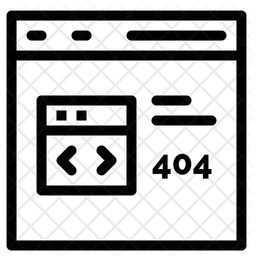 페이지를 찾을 수 없습니다  아이콘