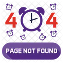 Page Not Found Set 404 Website Icon
