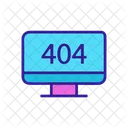 Contour Error Internet Icon