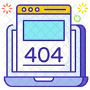 Page Not Found Internet Error System Blocked Icon