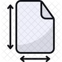 Page Size Resize Paper Icon