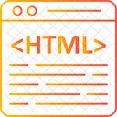 Code Source Developpement Web Html Icône