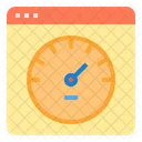 Page Speed Web Spped Speedometer Icon