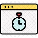 Fast Response Stopwatch Timer Icon