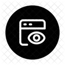 Page View Website Traffic Analytics View Icon