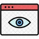 Webpage Vision View Icon