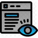 Page Visitors Page Views Icon
