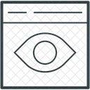 Page Web Visibilite Mots Cles Icône