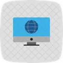 Page Web Web Ecran LCD Icône