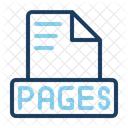 Pages File Document Data Icon