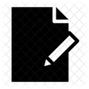Pagina Editar Arquivo Icon
