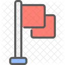 Pagina Bandeira Pagina Da Web Ícone