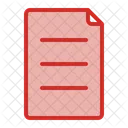 Pagina Documento Arquivo Ícone