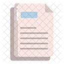 Pagina Documento Arquivo Ícone