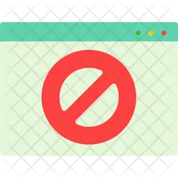 Página bloqueada  Ícone