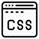 Idioma CSS Pagina Da Web Ícone