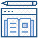 Educacao Pagina Web Aprendizagem Ícone