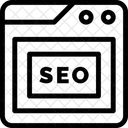 Pagina Da Web Site SEO Ícone