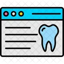 Site Odontologico Site Dentista Ícone