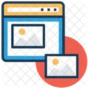 Internet Busqueda Motor Icono
