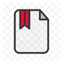 Página de marcador  Icono