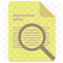 Localizar Palavra Chave Texto Ícone