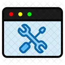 Pagina De Reparacion Reparacion Herramientas Icono