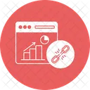 Página de resultados del motor de búsqueda serp  Icono