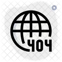 Pagina Nao Encontrada Erro 404 404 Ícone