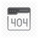 Pagina No Encontrada Error Programacion Icono
