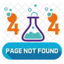 Pagina Non Trovata Impostata 404 Errore Icon