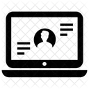 Pagina Da Web Pessoal Design Ícone