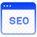 Pagina Da Web Seo Ícone