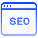 Pagina Da Web Seo Ícone