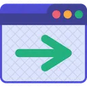 Pagina Siguiente Navegador Codificacion Icono