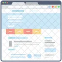 Pagina Web Seo Sitio Web Mapa Del Sitio Icono