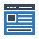 Navegador Pagina Web En Linea Icono