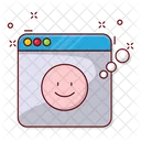 Pagina Web Emoji Smiley Icono