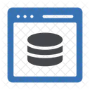 Página web de base de datos  Icono