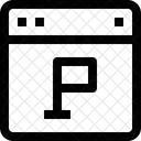 Pagina Web Sito Web Layout Icon