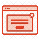 Pagina Web Ventana Emergente Icono